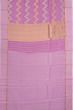 Organza Half-n-Half Jaal And Butta Lavender Saree