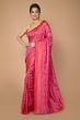 Banarasi Silk Jaal Pink Saree