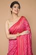 Banarasi Silk Jaal Pink Saree