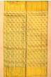 Kanchipuram Silk Tissue Geometrical Brocade Gold Saree