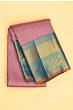 Kanchipuram Silk Brocade Lavender Saree