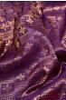 Kanchipuram Silk Brocade Violet Saree