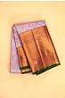 Kanchipuram Silk Brocade Lavender Saree