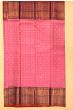 Kanchipuram Silk Brocade Pink Saree