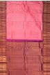 Kanchipuram Silk Brocade Pink Saree