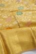 Kanchipuram Silk Tissue Brocade Gold Saree