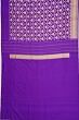 Banarasi Silk Jaal Violet Saree