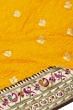 Banarasi Silk Bandhani Butta Yellow Saree