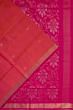 Uppada Silk Butta Dual Tone Pink And Orange Saree