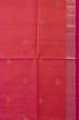 Uppada Silk Butta Dual Tone Pink And Orange Saree