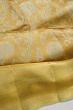 Kanchipuram Silk Tissue Brocade Gold Saree