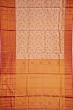 Kanchipuram Silk Brocade Peach Saree