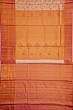 Kanchipuram Silk Brocade Peach Saree