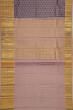 Kanchipuram Silk Brocade Purple Saree