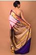 Kanchipuram Silk Plain Baby Pink Saree