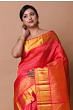 Kanchipuram Silk Brocade Red Saree