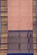 Kanchipuram Silk Checks Baby Pink Saree