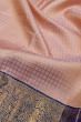 Kanchipuram Silk Checks Baby Pink Saree