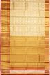 Kanchipuram Silk Tissue Brocade Gold Saree