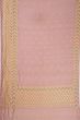 Banarasi Kora Organza Tissue Butta Baby Pink Saree