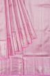 Kanchipuram Silk Tissue Brocade Pink Saree