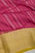 Coimbatore Soft Silk Vertical Lines Pink Saree