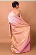 Kanchipuram Silk Tissue Brocade Pink Saree