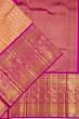 Kanchipuram Silk Checks And Butta Orange Saree