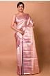 Kanchipuram Silk Tissue Brocade Pink Saree