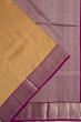 Gadwal Silk Vertical Lines Yellow Saree