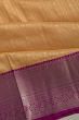 Taranga Kanchi Silk Vertical Lines Sandalwood Saree