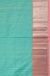 Taranga Kanchi Silk Vertical Lines Sky Blue Saree