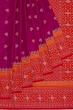 Banarasi Silk Butta Purple Saree