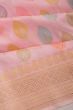 Banarasi Silk Butta Baby Pink Saree