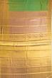 Taranga Kanchi Silk Tissue Diagonal Lines Green Saree