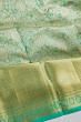 Kanchipuram Silk Tissue Brocade Green Saree