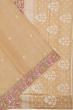 Tussar Butta Beige Saree With Embroidery Border