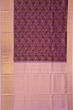 Kanchipuram Silk Brocade Purple Saree