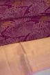 Kanchipuram Silk Brocade Purple Saree