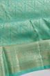 Kanchipuram Silk Brocade Sea Green Saree