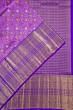 Kanchipuram Silk Brocade Violet Saree