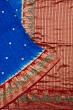 Banarasi Silk Bandhani And Butta Royal Blue Saree