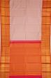 Kanchipuram Silk Brocade Peach Saree