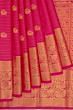 Taranga Kanchi Silk Horizontal Lines Pink Saree