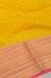 Binny Silk Brocade Yellow Saree