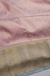 Kanchipuram Silk Brocade Baby Pink Saree