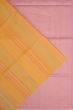 Coimbatore Silk Vertical Lines Yellow Saree