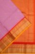 Gadwal Cotton Silk Horizontal Lines And Butta Lavender Saree