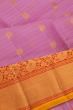 Gadwal Cotton Silk Horizontal Lines And Butta Lavender Saree