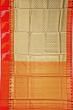 Kanchipuram Silk Tissue Brocade Gold Saree